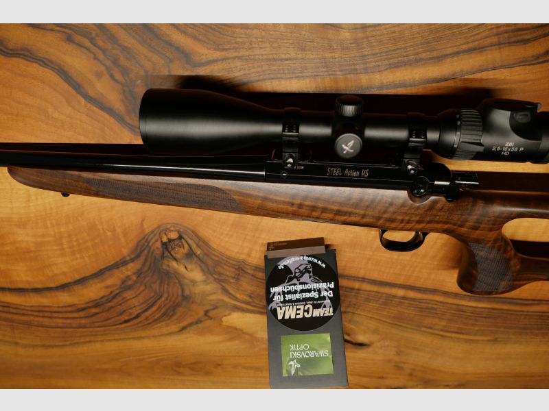 TEAM-CEMA S 02 ®hole stock made of walnut HK 3 for STEEL Action Mod. HS- right-handed, image 4 of 7