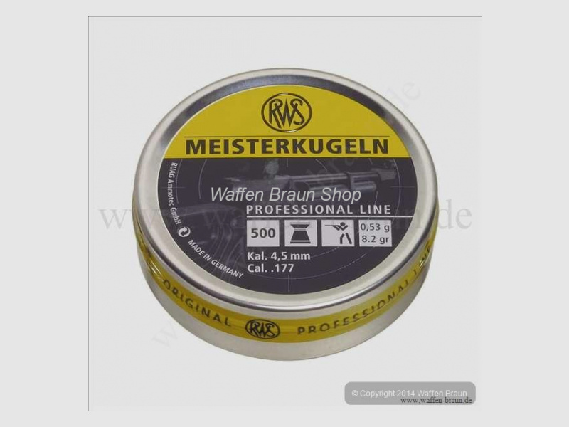 PROF-L MEISTER Ø4,50 0,45G Luftpistolenmunition