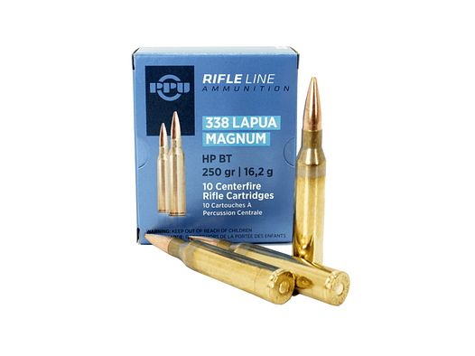Prvi Partizan Rifle Line, PPU .338 Lapua Magnum HPBT 250grs. *100 Schuss*