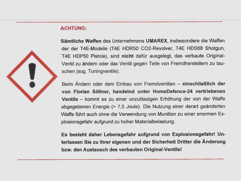 Powerkit.50 V2 pour HDR50 + GEN.2 | Ventil d'exportation | ROT ELOXIERT | Puissance maximale 7,5j Version 20-30J