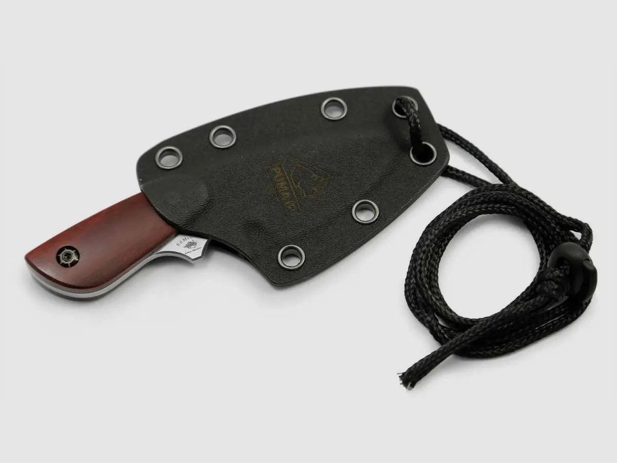PUMA IP cinghiale, legno di sandalo, coltello da collo