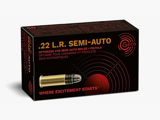Geco Semi-Auto 2,6g/40grs à50 .22lr