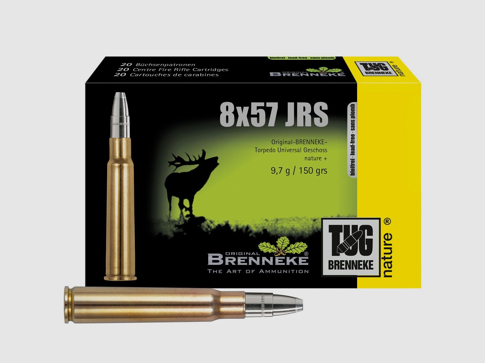 Brenneke 8×57 IRS TUG nature+ 9,7g/150grs. – 20 pcs.