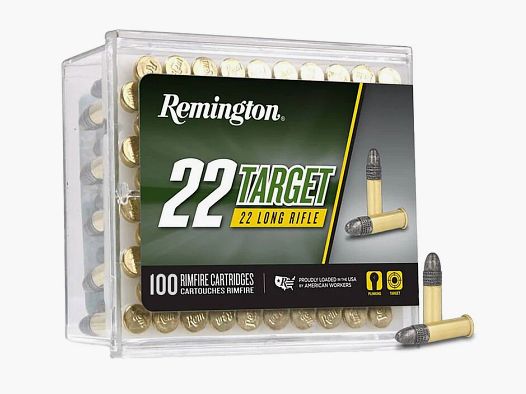 Remington Target .22 LR 40GR LRN 100 cartucce