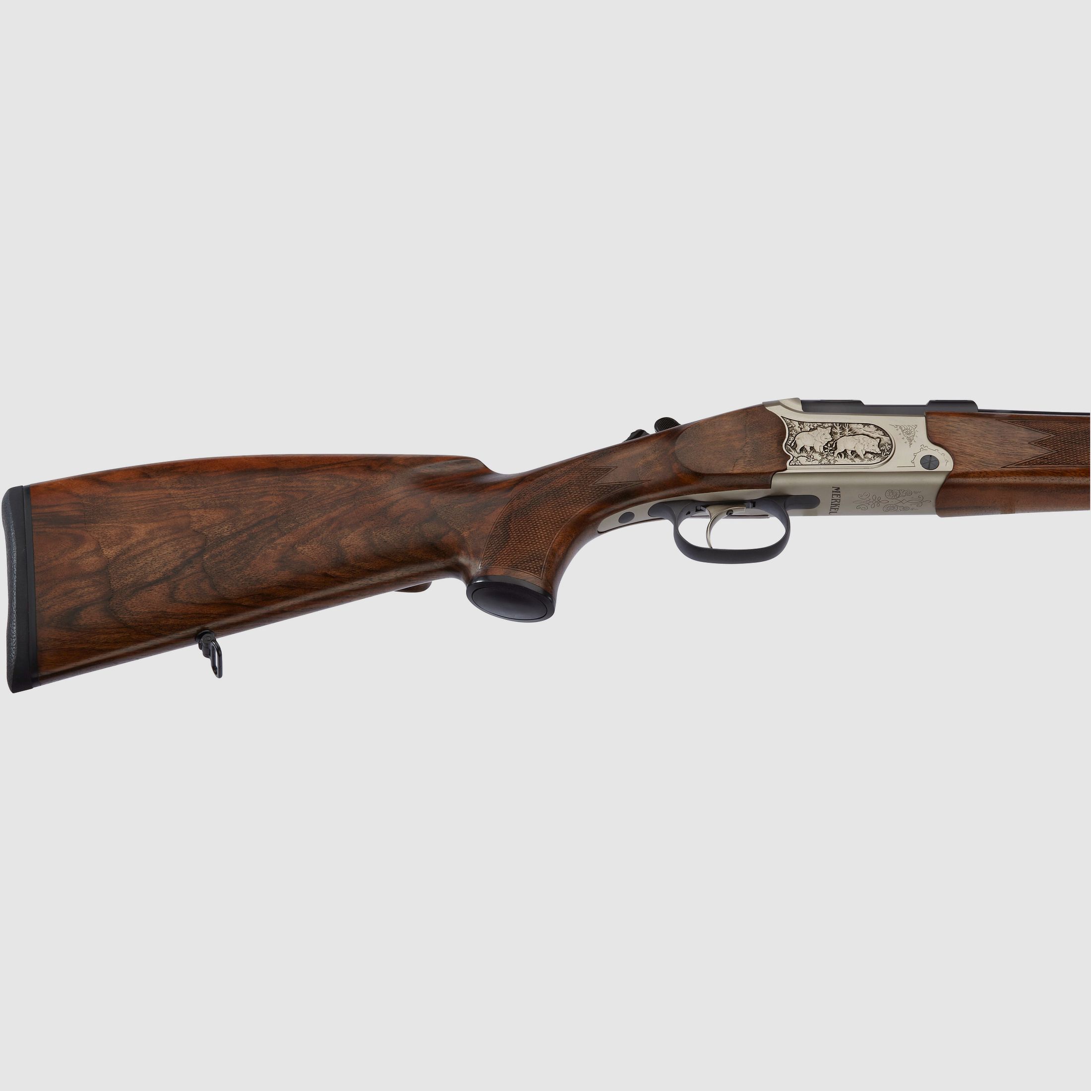 Merkel B3 Jagd Einabzug ohne Rückstecher, Kal. 9,3x74 R