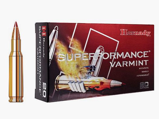 HORNADY Kal.222 Rem V-max 50 Grain – 3,2 Gramm X 20