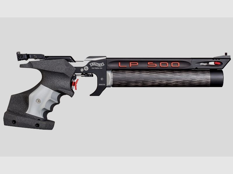 WALTHER LP500-M EXPERT - DESIGN ROT - MECHANISCHER ABZUG - MEISTERMANUFAKTUR