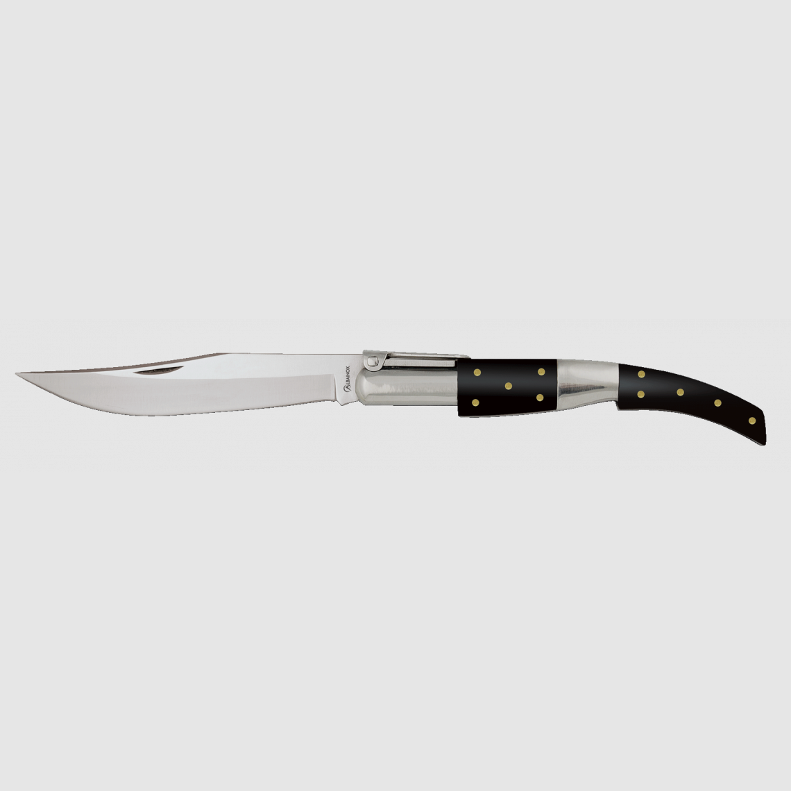 Arabisches Taschenmesser mit Ratsche Nr. 2, schwarzer Stamina-Griff