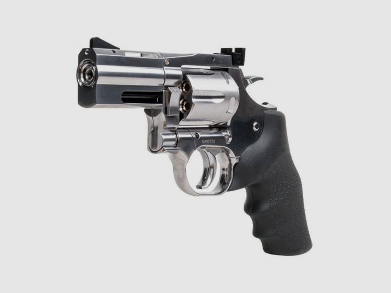 Dan Wesson DW 715 2,5 inch CO2 revolver 4,5mm diabolo zilver
