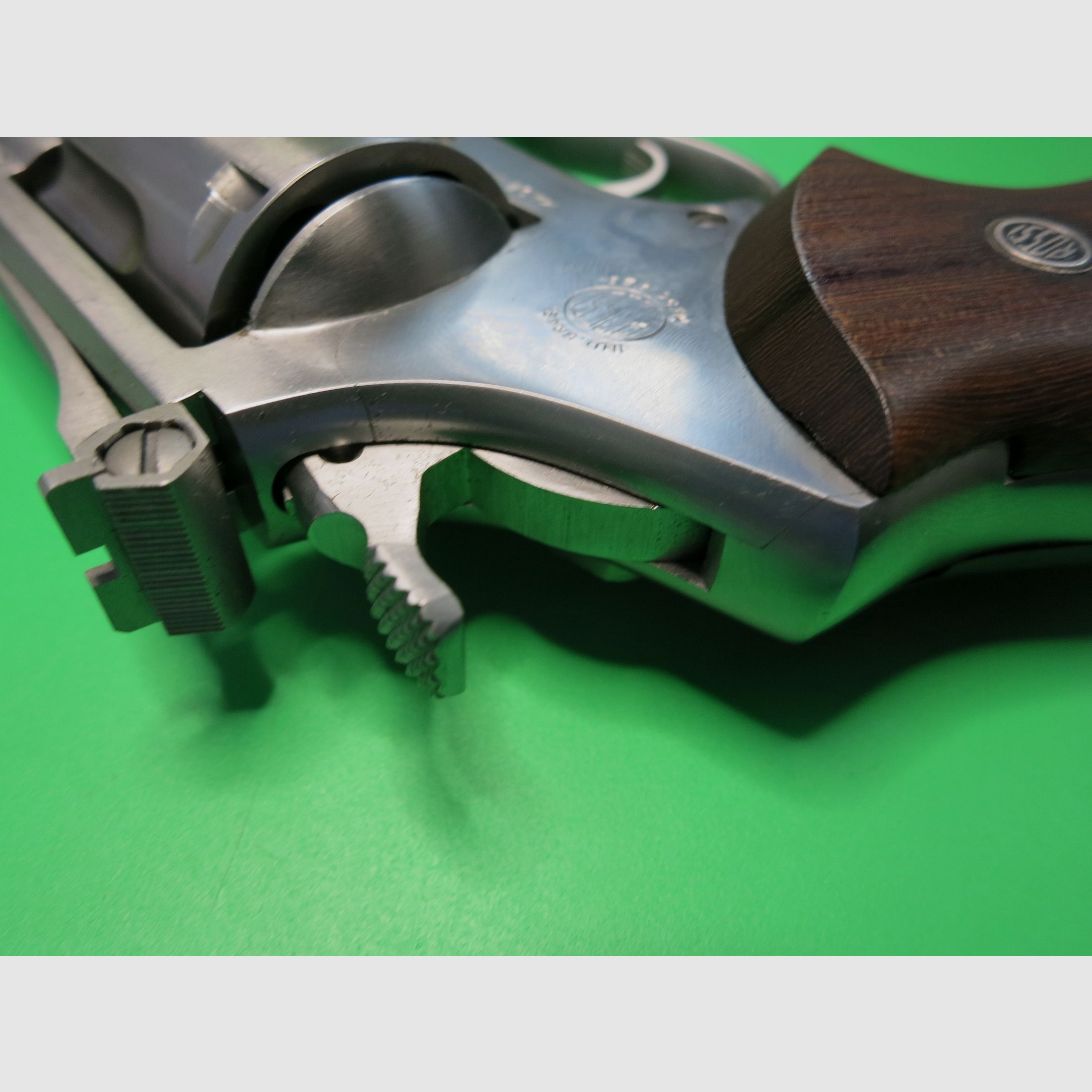 Rossi Interarms Edelstahl Revolver M851, .38 Special, 6 Schuss, DA/SA, Amadeo-Rossi M-851, Fallenjagd #17