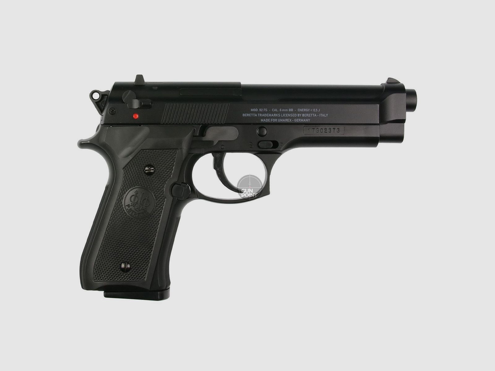 Softair - Pistole - BERETTA M92 FS HME (Heavy Metal Energy) - ab 14, unter 0,5 Joule
