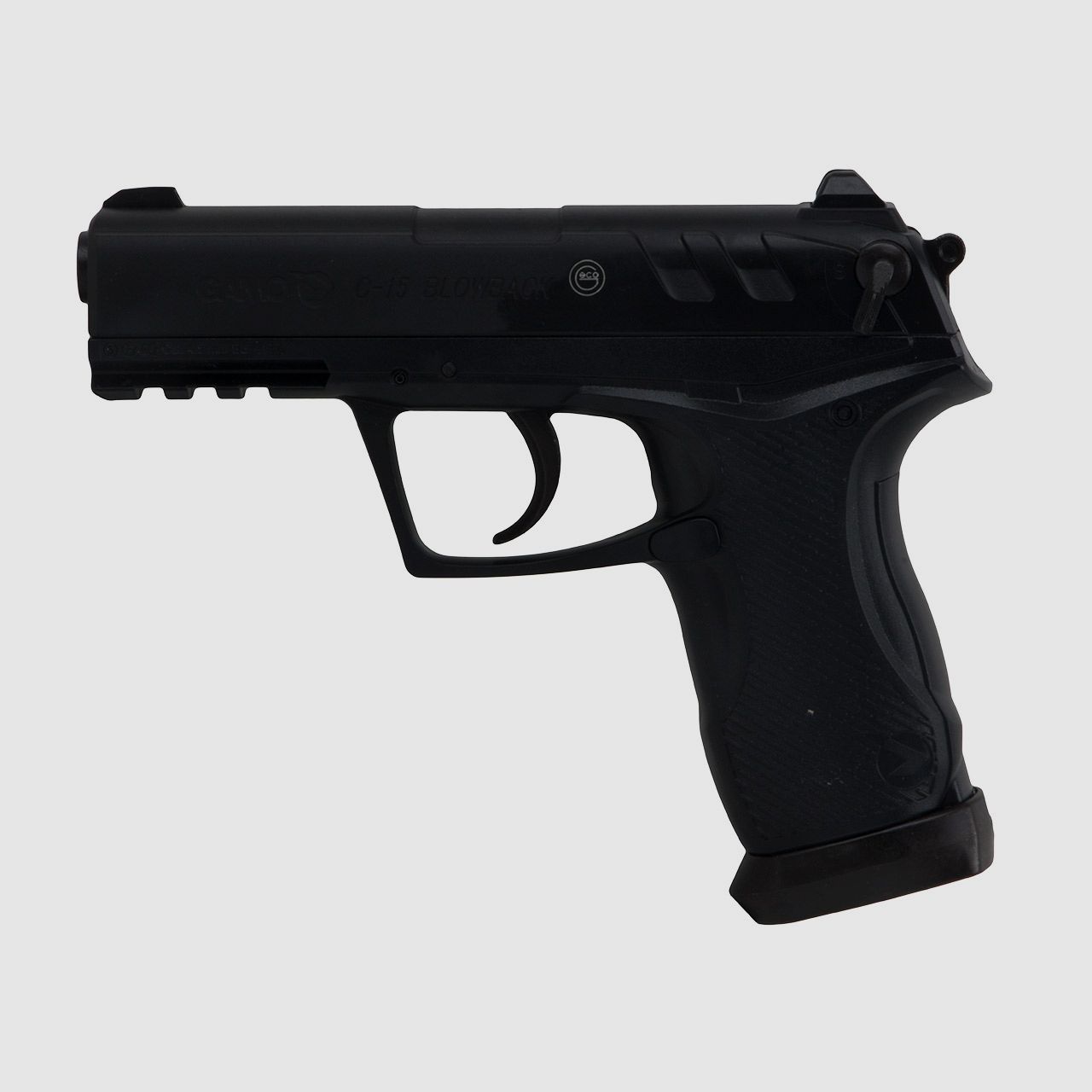 CO2 Luftpistole Gamo C-15 Blow Back Kaliber 4,5mm BB und Diabolo (P18)