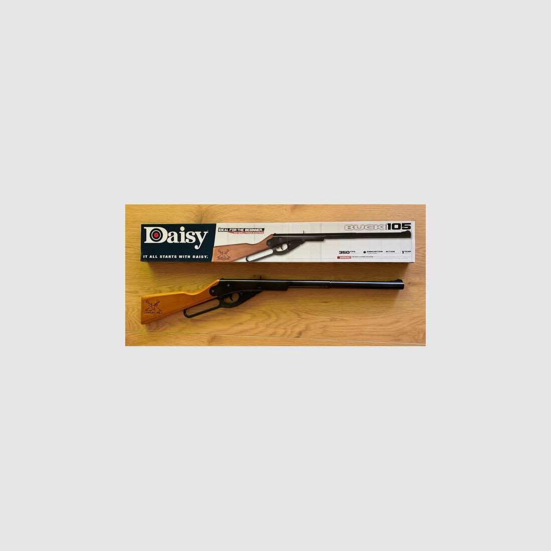 Daisy Buck Luftgewehr / Unterhebelspanner 4,5mm BBs (TOP)