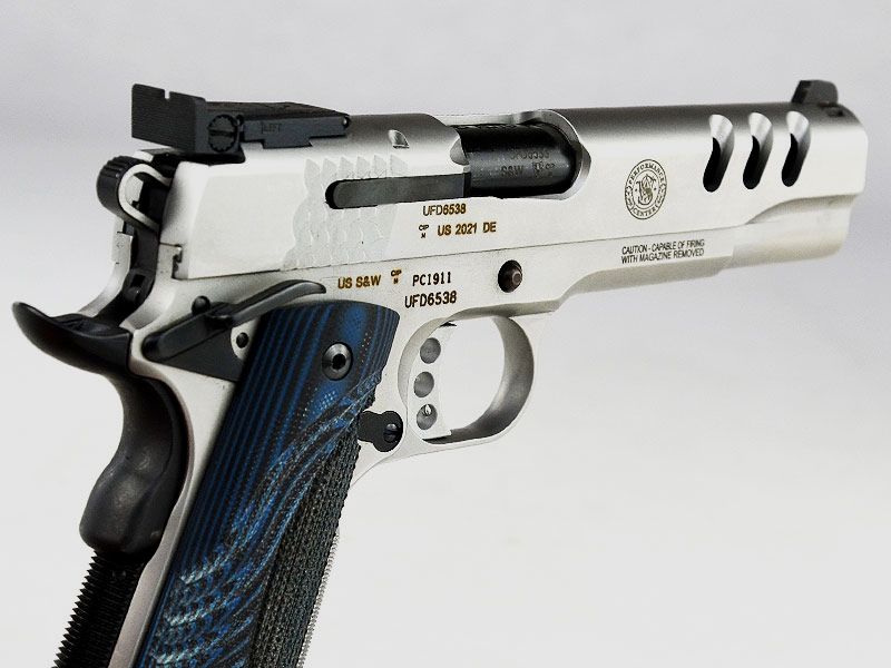 Smith & Wesson SW1911 Performance Center, azul