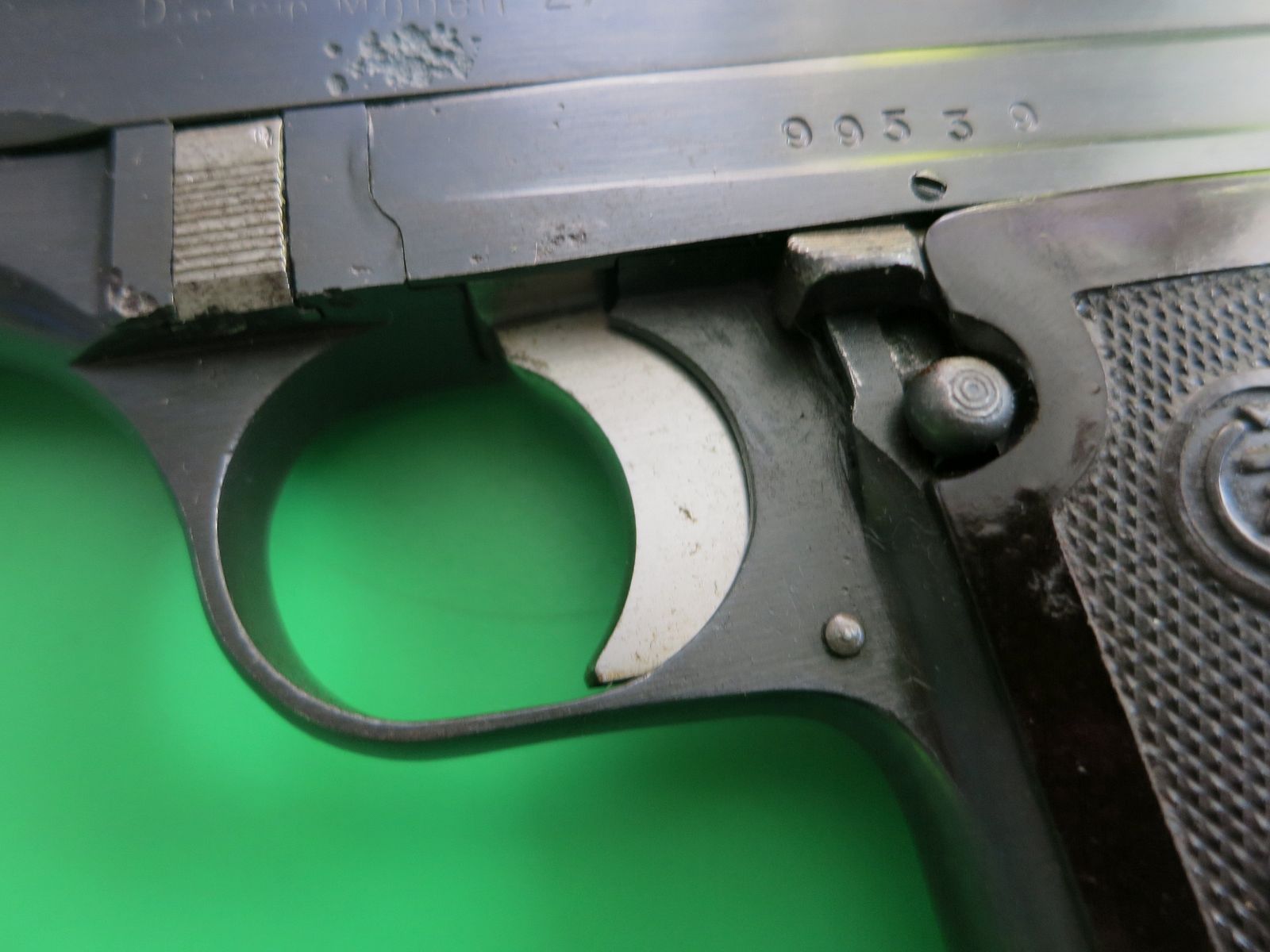 Pistole BÖHMISCHE WAFFENFABRIK (CZ) Mod.27, Kal. 7,65mm Browning, WaA76, WW2 Wehrmacht     #85