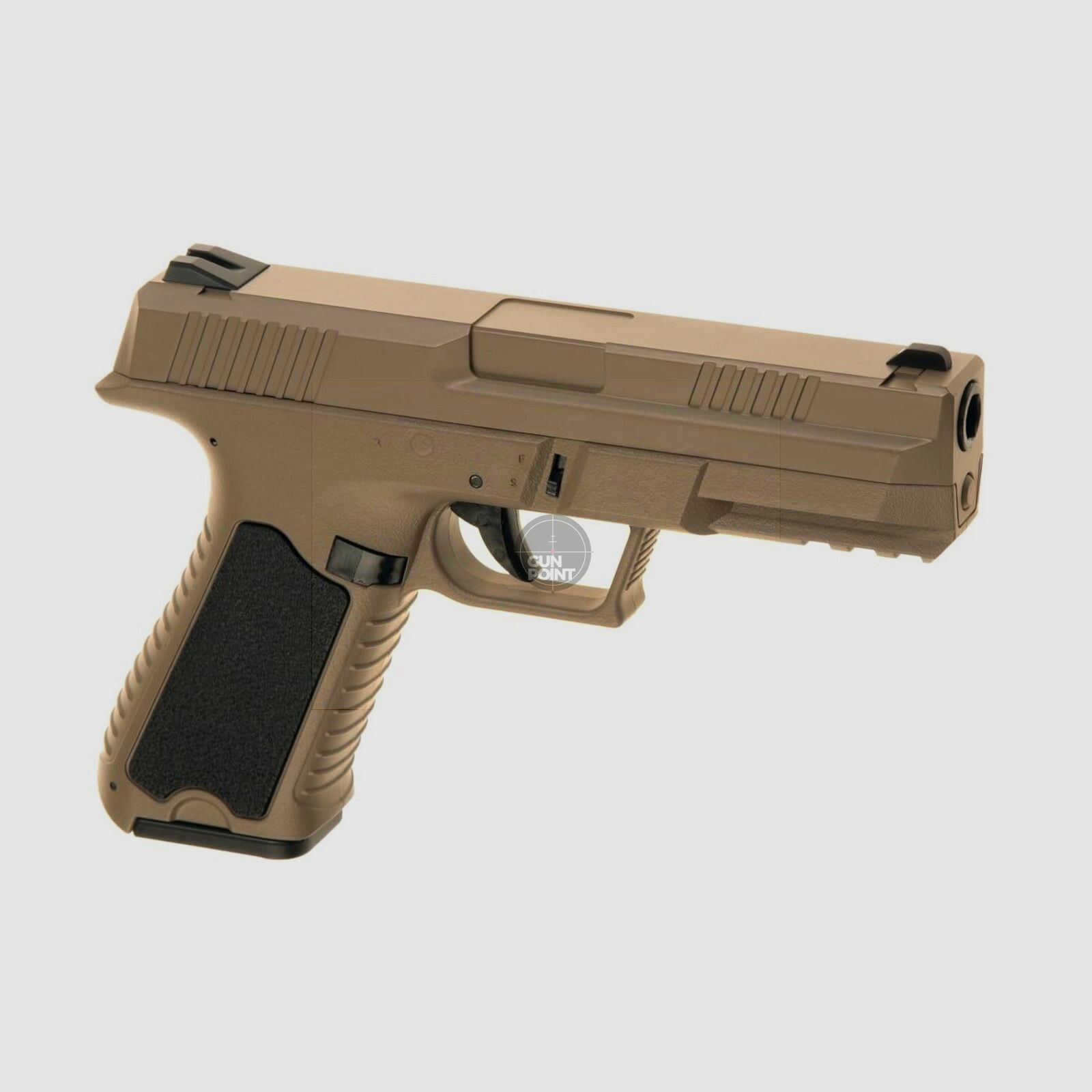 Softair - Pistole - Cyma CM127 AEP-Tan - ab 14, unter 0,5 Joule