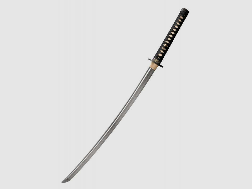 Cold Steel Gold Lion Katana Damaststahl Samurai Schwert