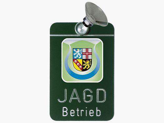 Akah Autoschild Jagdbetrieb Saarland