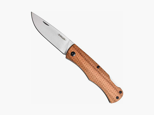 Coltello pieghevole Haller acciaio D2 manico in legno d'olivo