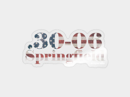 .30-06 Springfield - Sticker Transparent glänzend