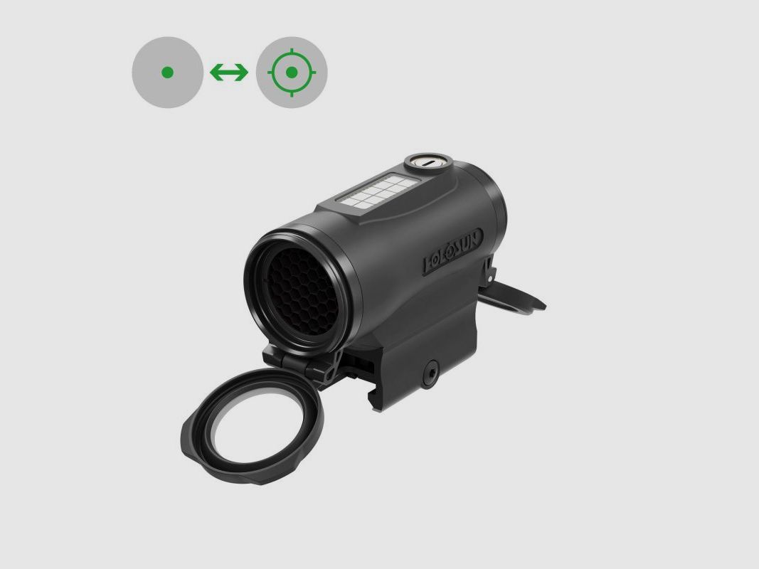 Holosun Reflexvisier HE530C-GR mit grünem Wechselabsehen: 2MOA Dot & 65MOA Circledot, Bild 1 von 5
