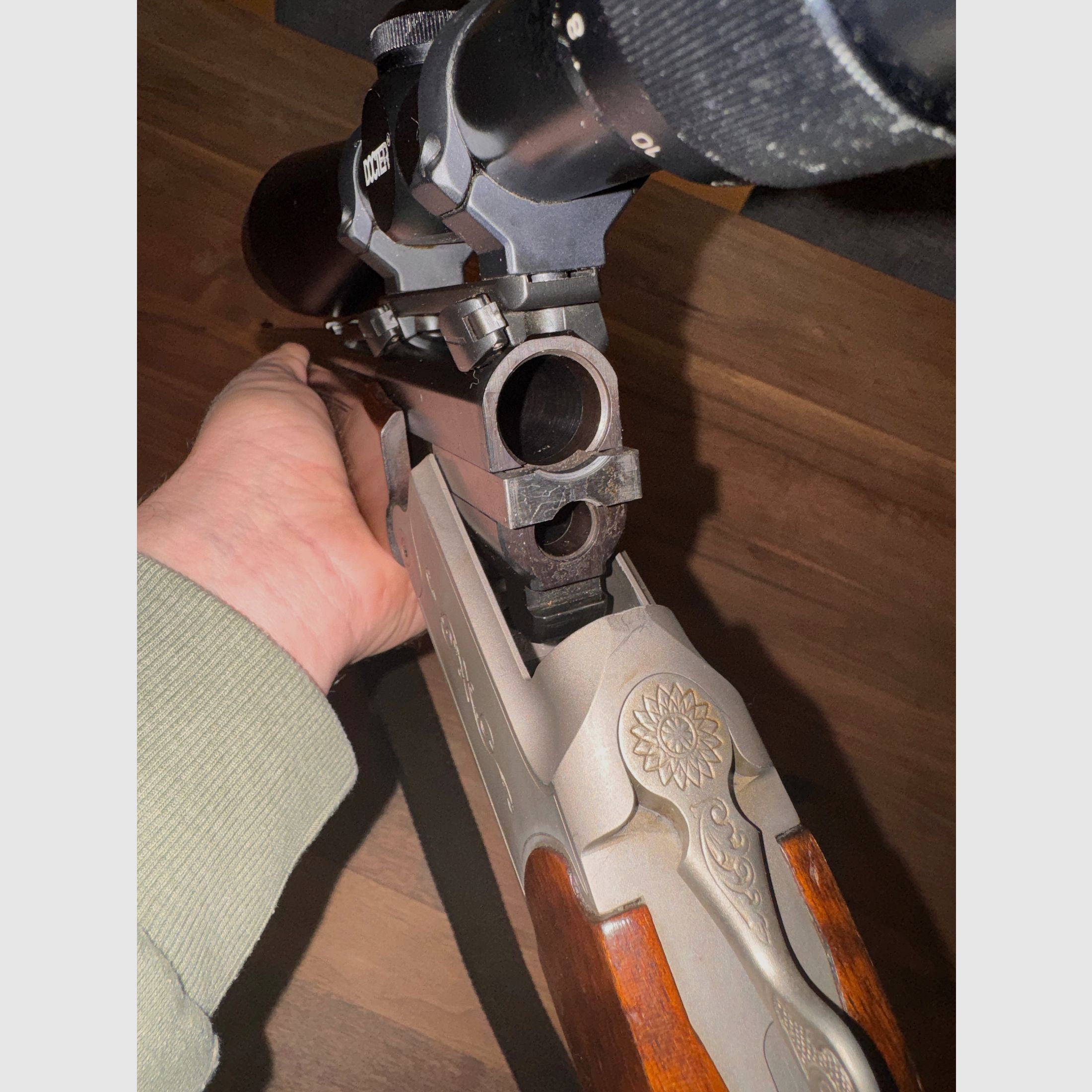 Bockbüchsflinte | Frankonia Favorit | CZ BRNO | Kal. 12 und 7x65 R | Docter 3-12x56 | Blaser Sattelmontage