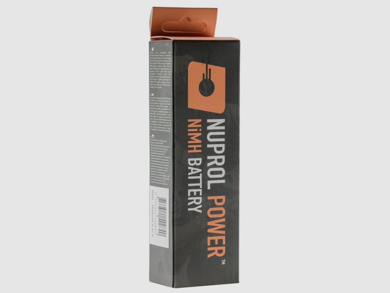 NiMh Mini Batterie Nuprol 8,4 V 1600 mAh - Kompakt und Leistungsstark - Zuverlässige Autonomie für Airsoft-Ausrüstung, Bild 1 von 2