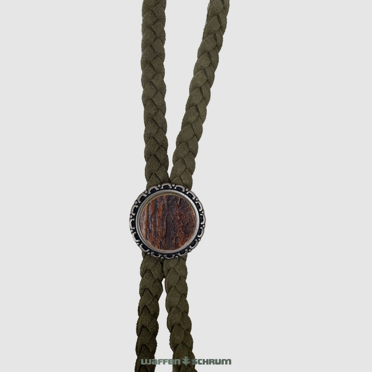 Haenel Hirschhornwaren Trachtenband Hirschorn 2 Oliv