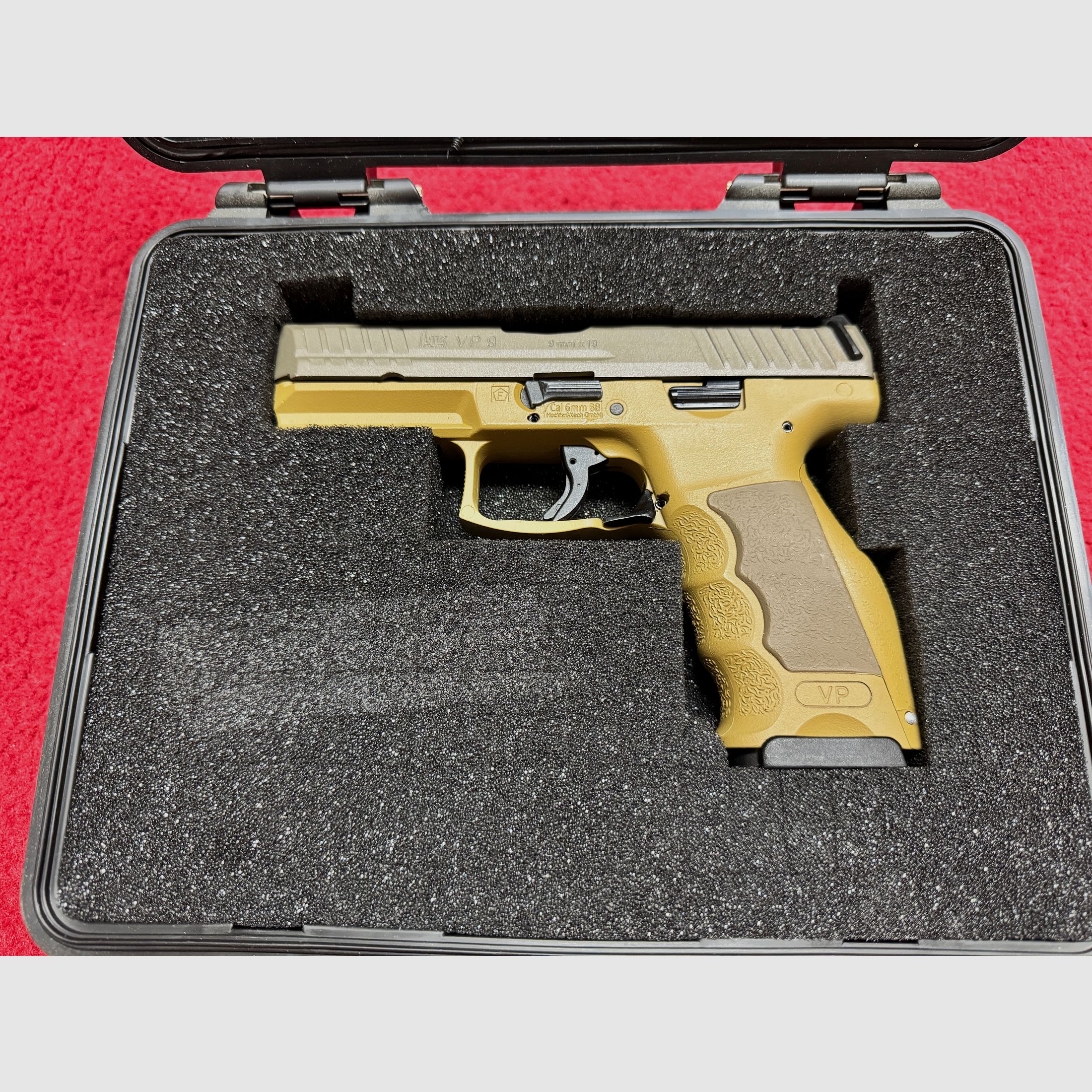 VFC H&K VP9 Airsoft GBB Pistole 6mm mit Koffer Defekt !!!!