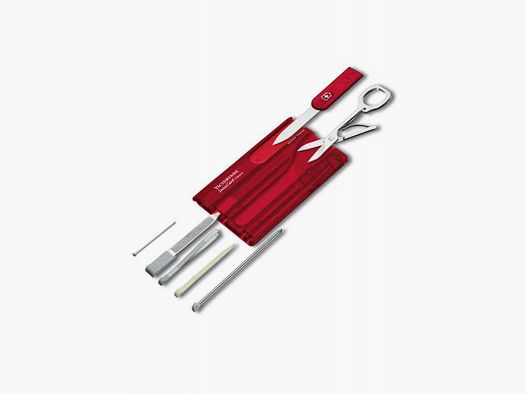 Victorinox, Swiss Card Classic, rouge, 10 fonctions