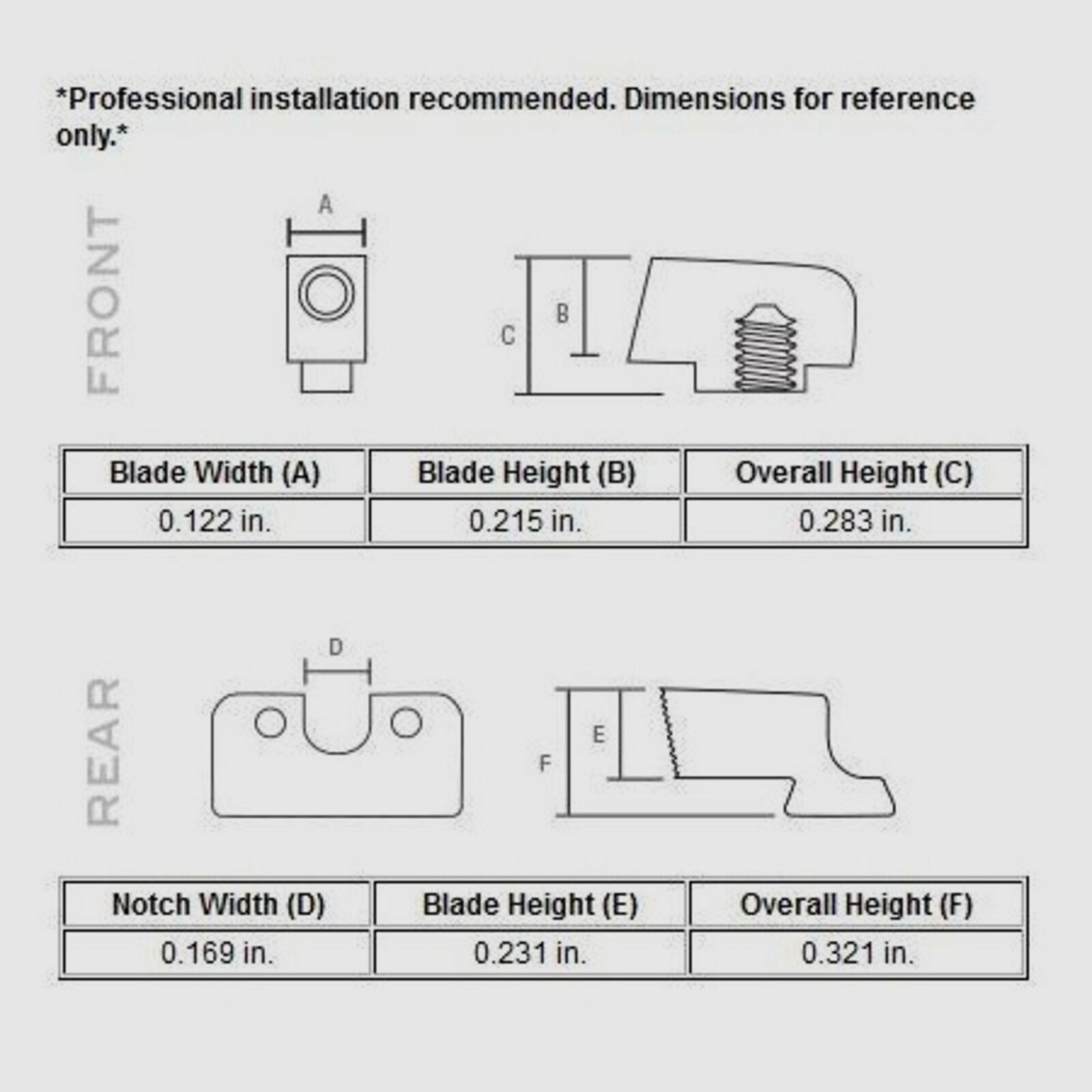 Trijicon N-Vision HD XR Orange Glock 17-39/45