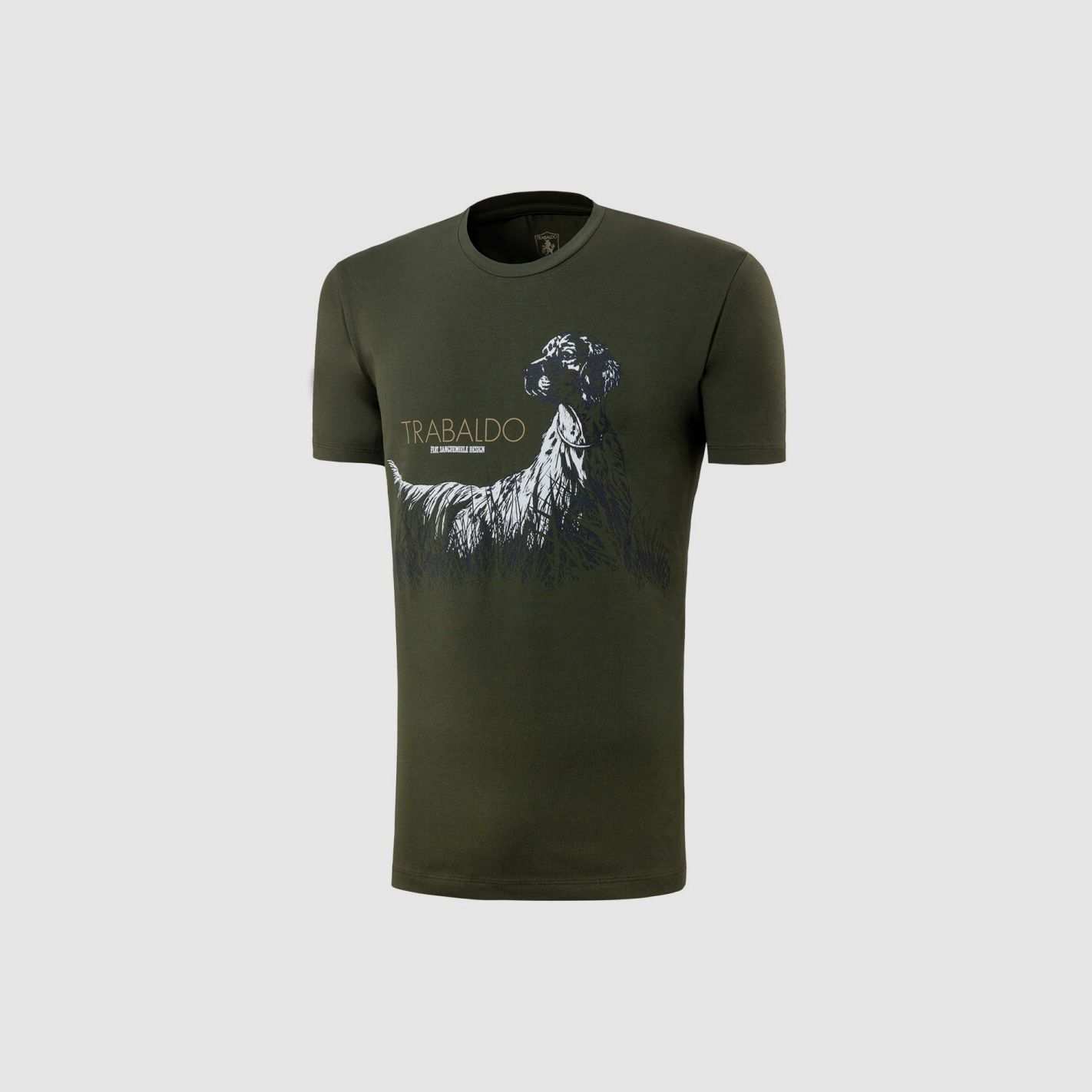 Trabaldo Identity T-Shirt mit Setter-Druck in Grün