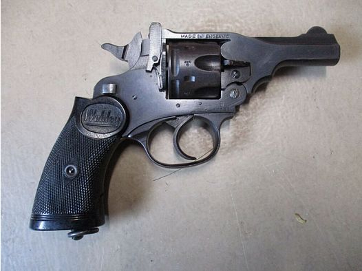 Revolver Webley 3" mit Sicherung .38 S&W	 MK IV