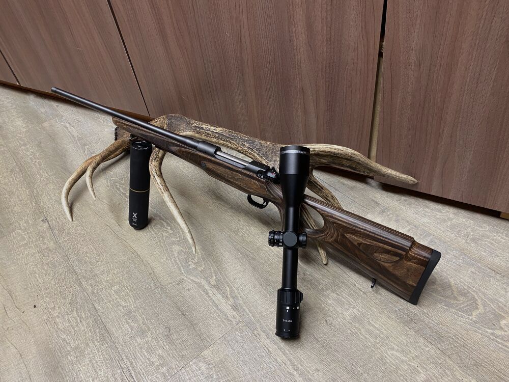 Mauser M12 Max, mit Minox Allrounder 3-15x56, mit Schiene
