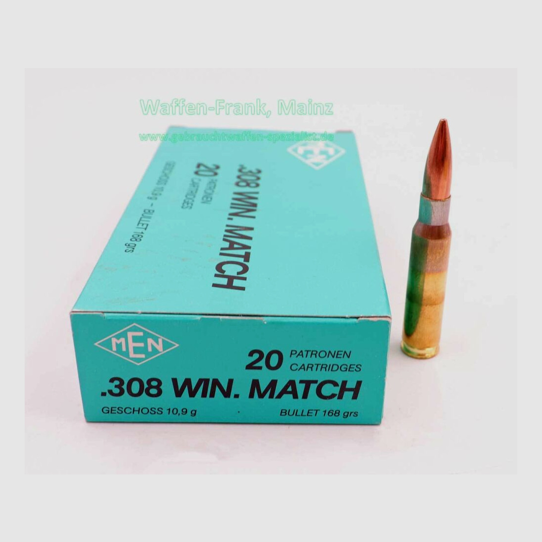 MEN-Metallwerke Elisenhütte Geweerpatronen .308Win Match