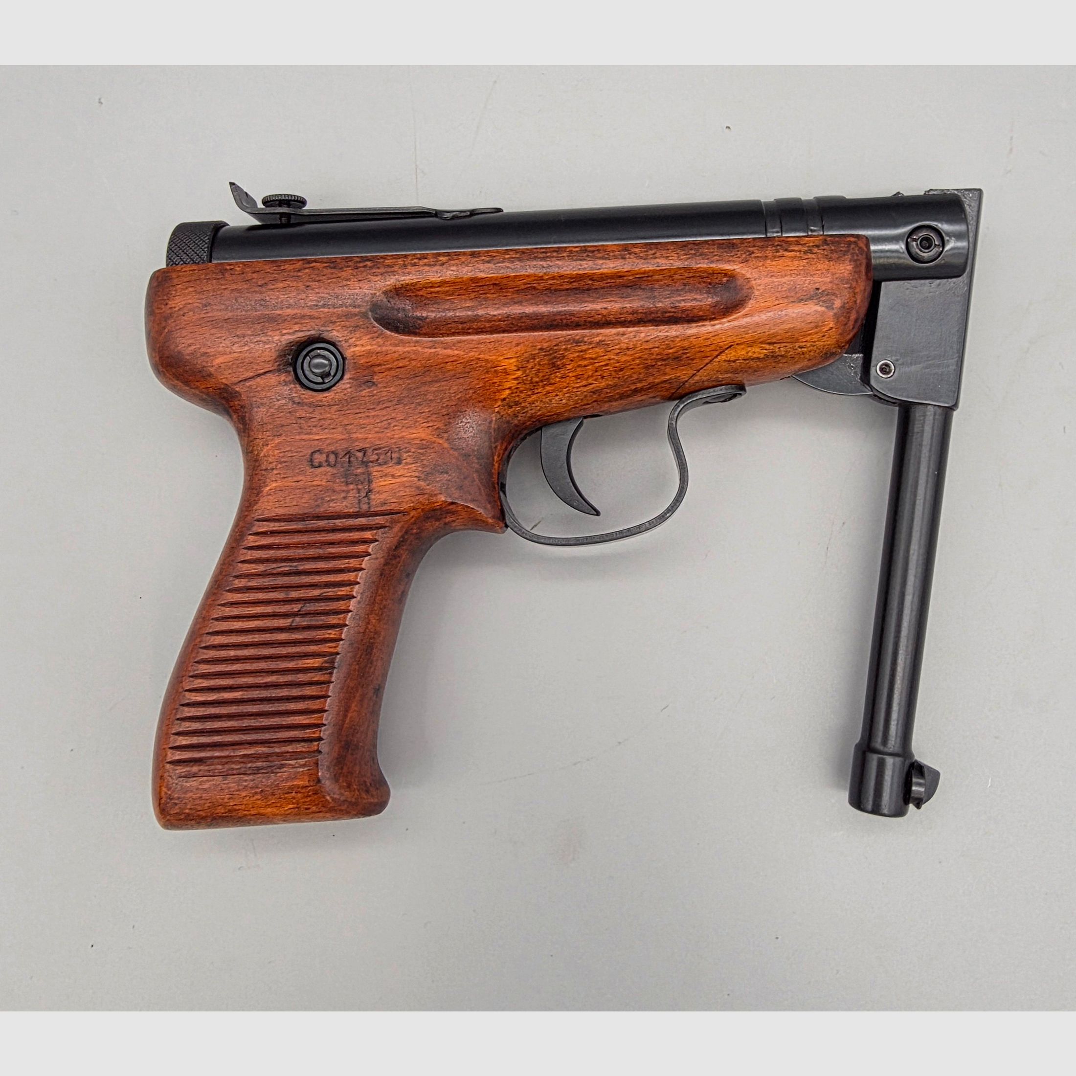 Restaurierte Luftpistole Haenel LUP54 selten zu finden Knicker Pistole GST LUP 54