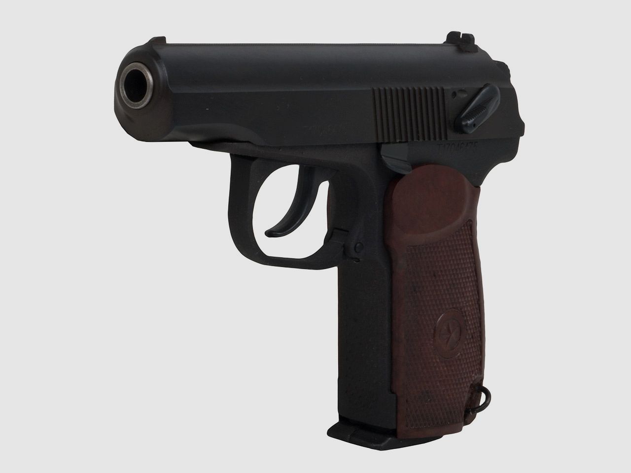 CO2 Pistole Baikal Makarov MP654K 5.2 Serie 88 Stahl CNC Kaliber 4,5 mm BB (P18)