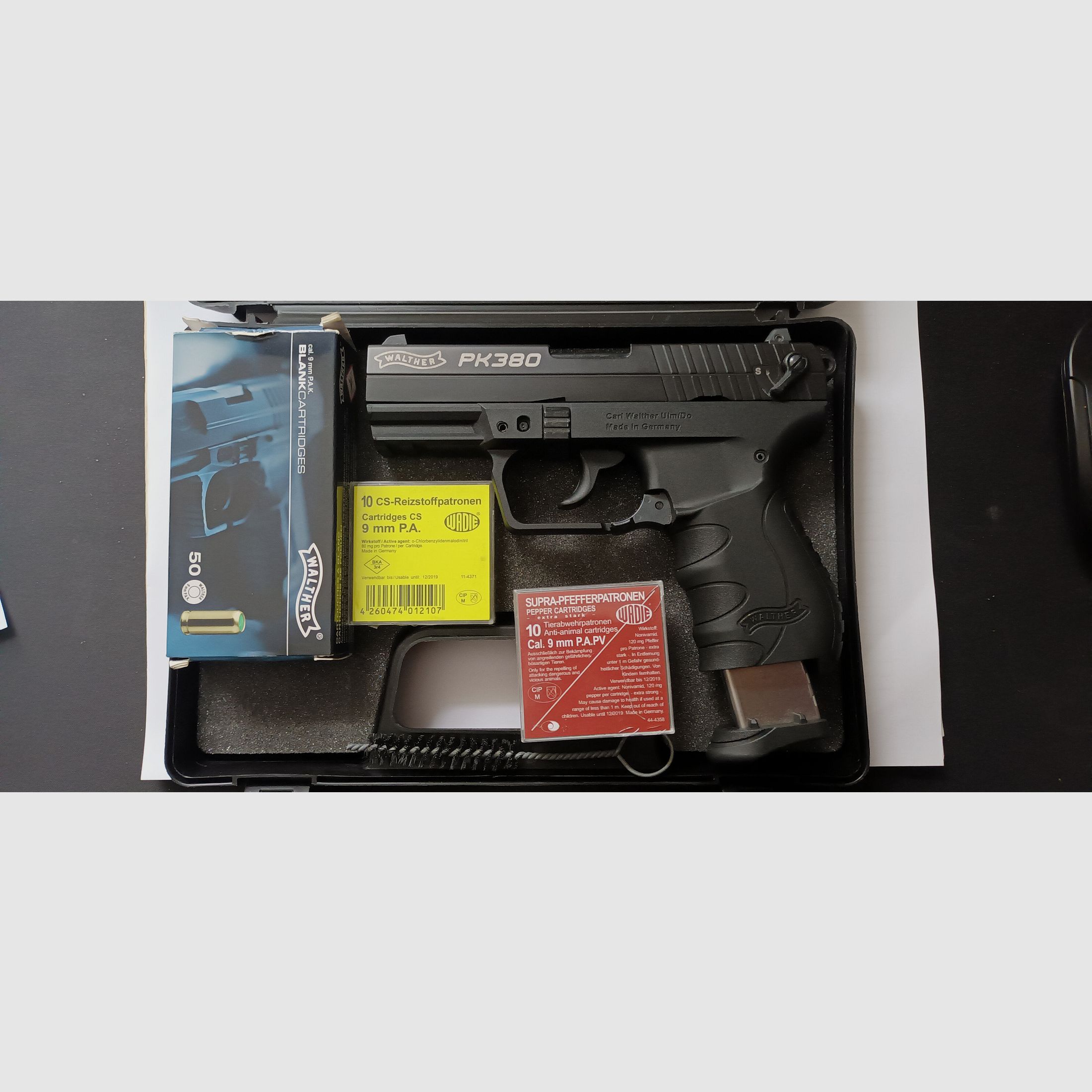 Gaspstole Walther PK 380 9 mm