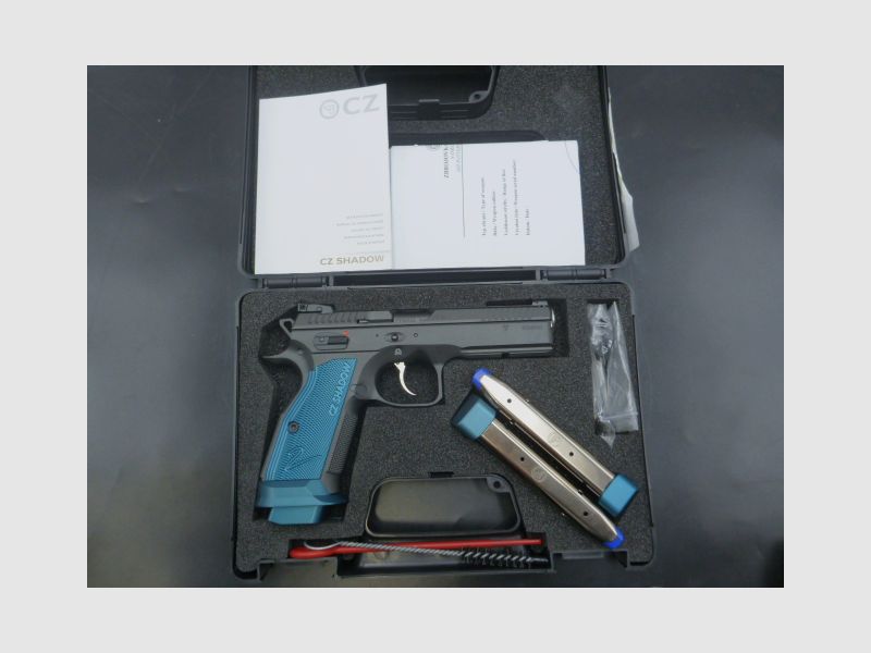 Pistole CZ Shadow 2 « COBALT BLUE » Kal. 9×19, Bild 3 von 9