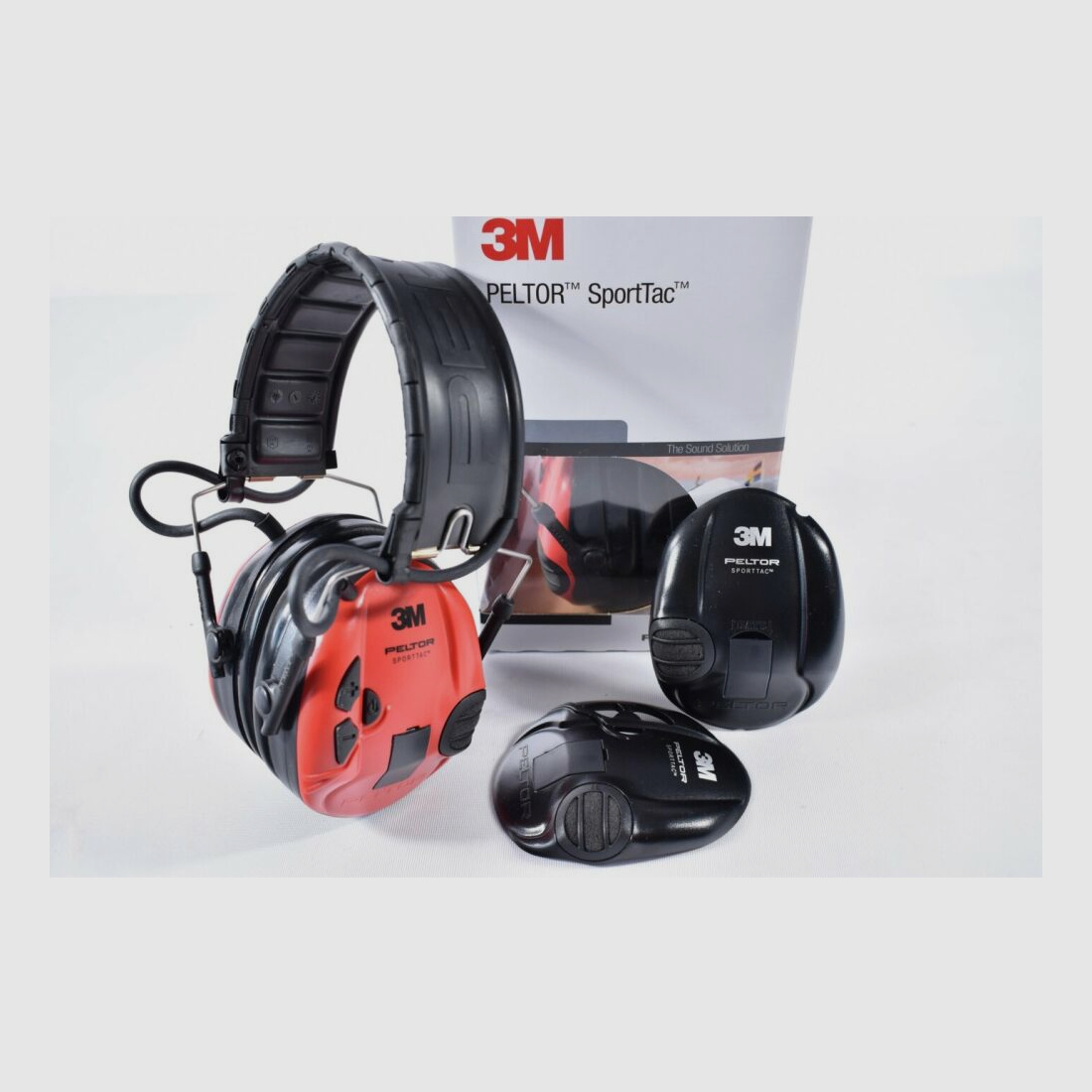 3M Peltor SportTac​ schwarz/rot Gehörschutz
