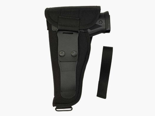 Jagd Klappenholster aus Cordura Colt 1911,Sig P210,Beretta 92-98/F/FS/APX,CZ 75/85,Clock 20/21,H&K USP, 4" K/L/N Frame S&amp;W,Colt,Taurus,Ruger,Wahrauch HW-Schwarz-Rechtshänder