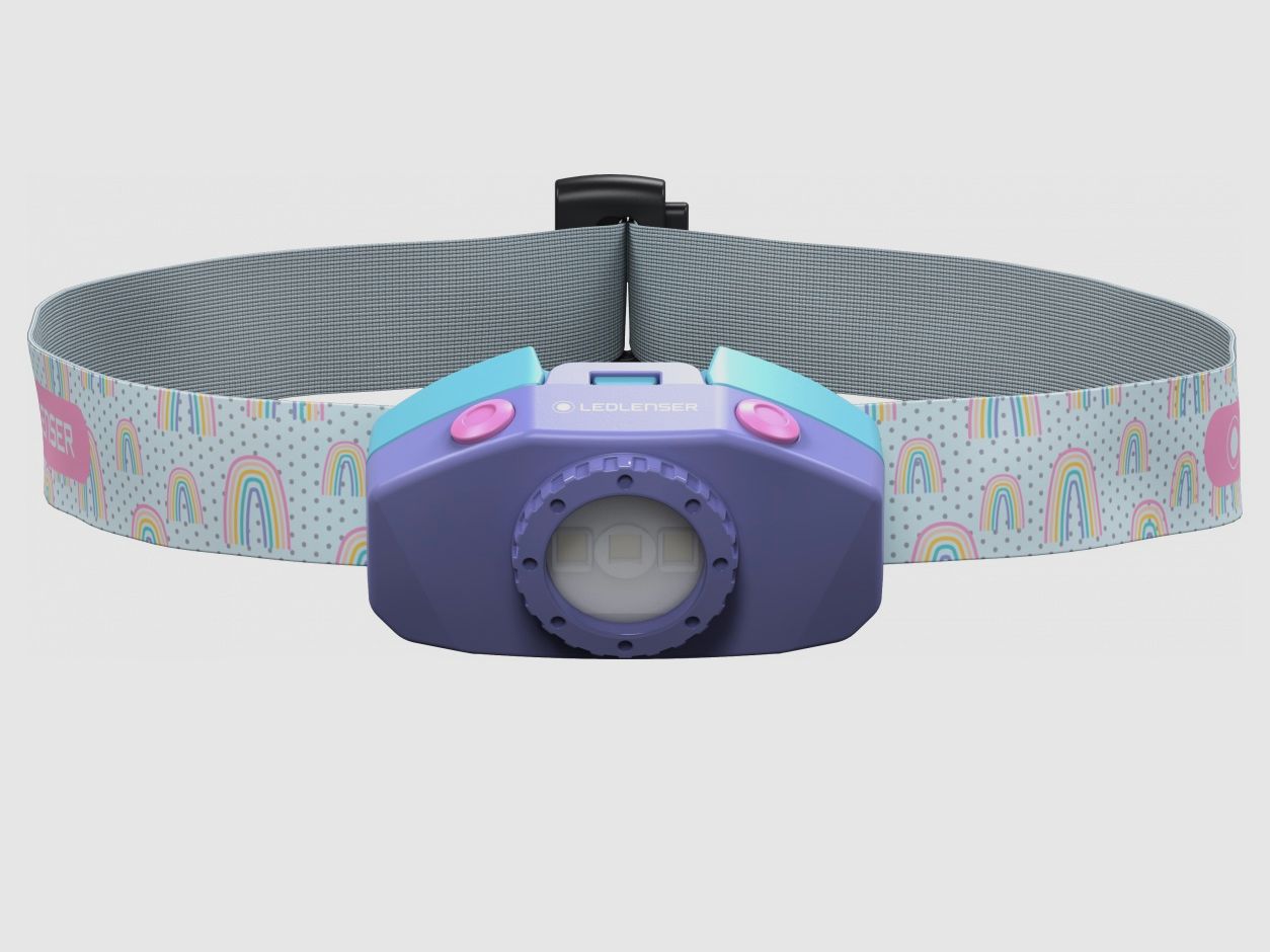 Ledlenser 502538 Lampe frontale pour enfants KIDLED2 violet 40 Lumens
