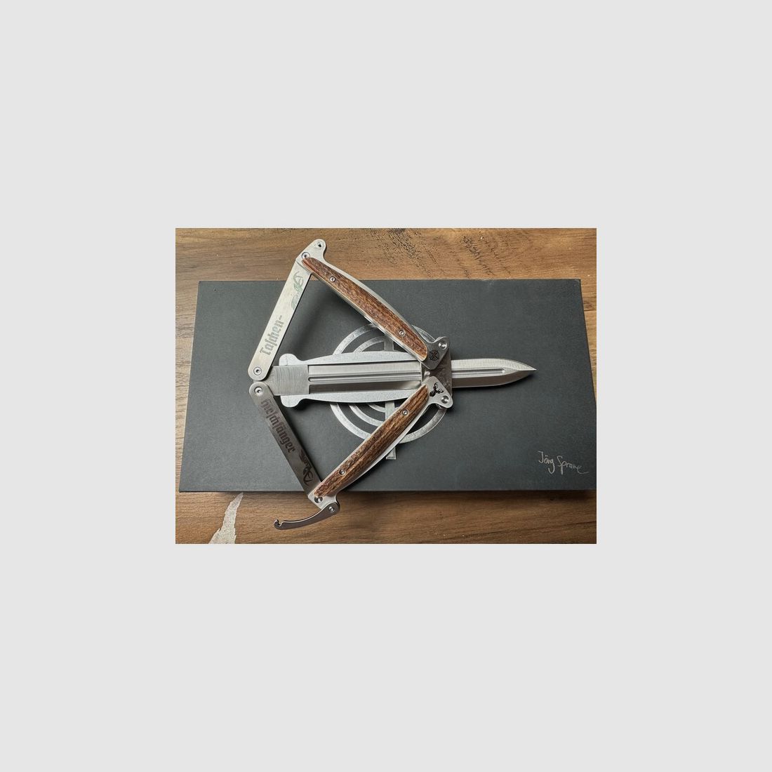 Jörg Sprave Sau Hirsch Fänger Pantograph Sammler Messer