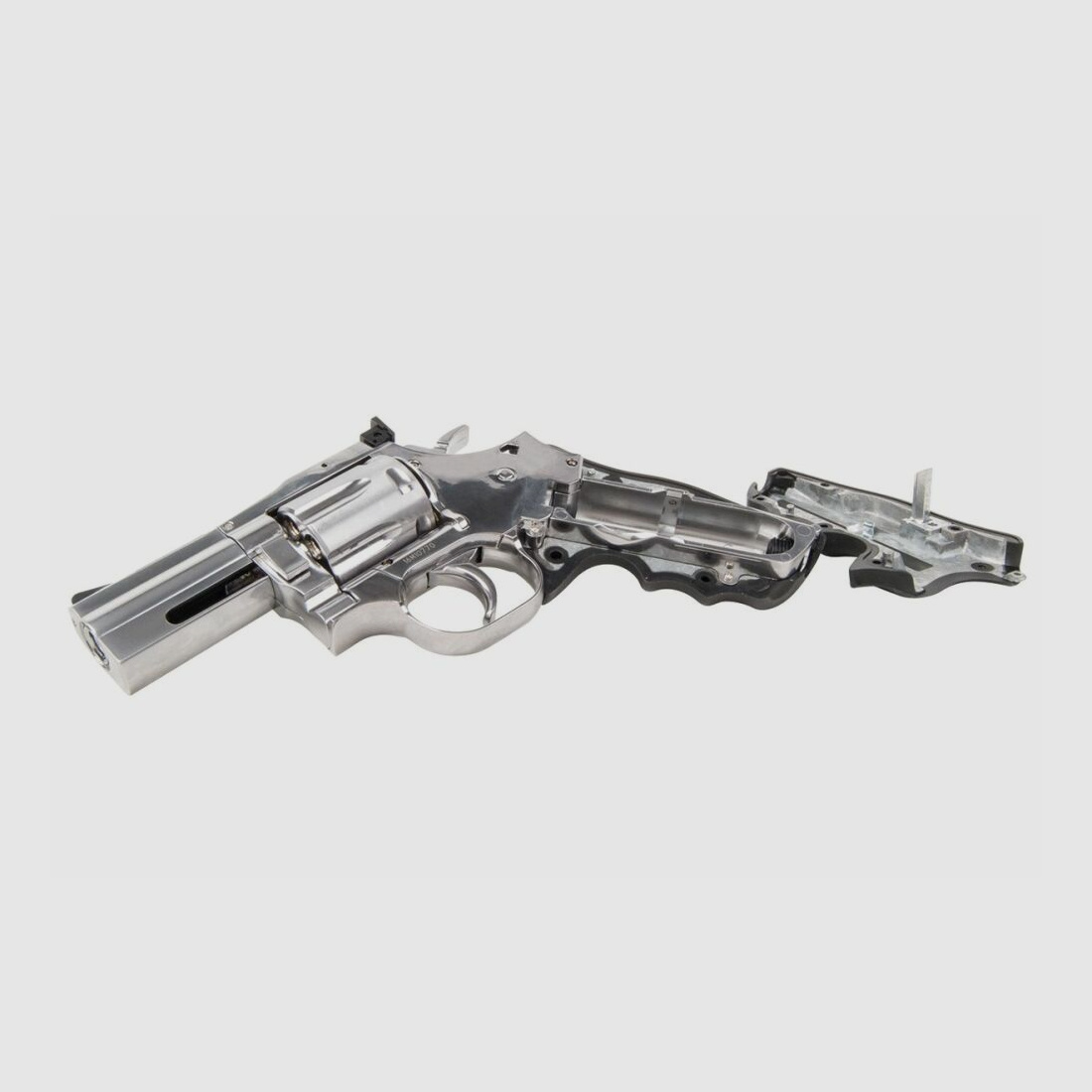 Dan Wesson 715 2,5" .177 Silber 4,5mm Druckluft Co2