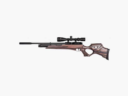 HW 100 T Pressluftgewehr 4,5 mm F mit Schichtholzschaft