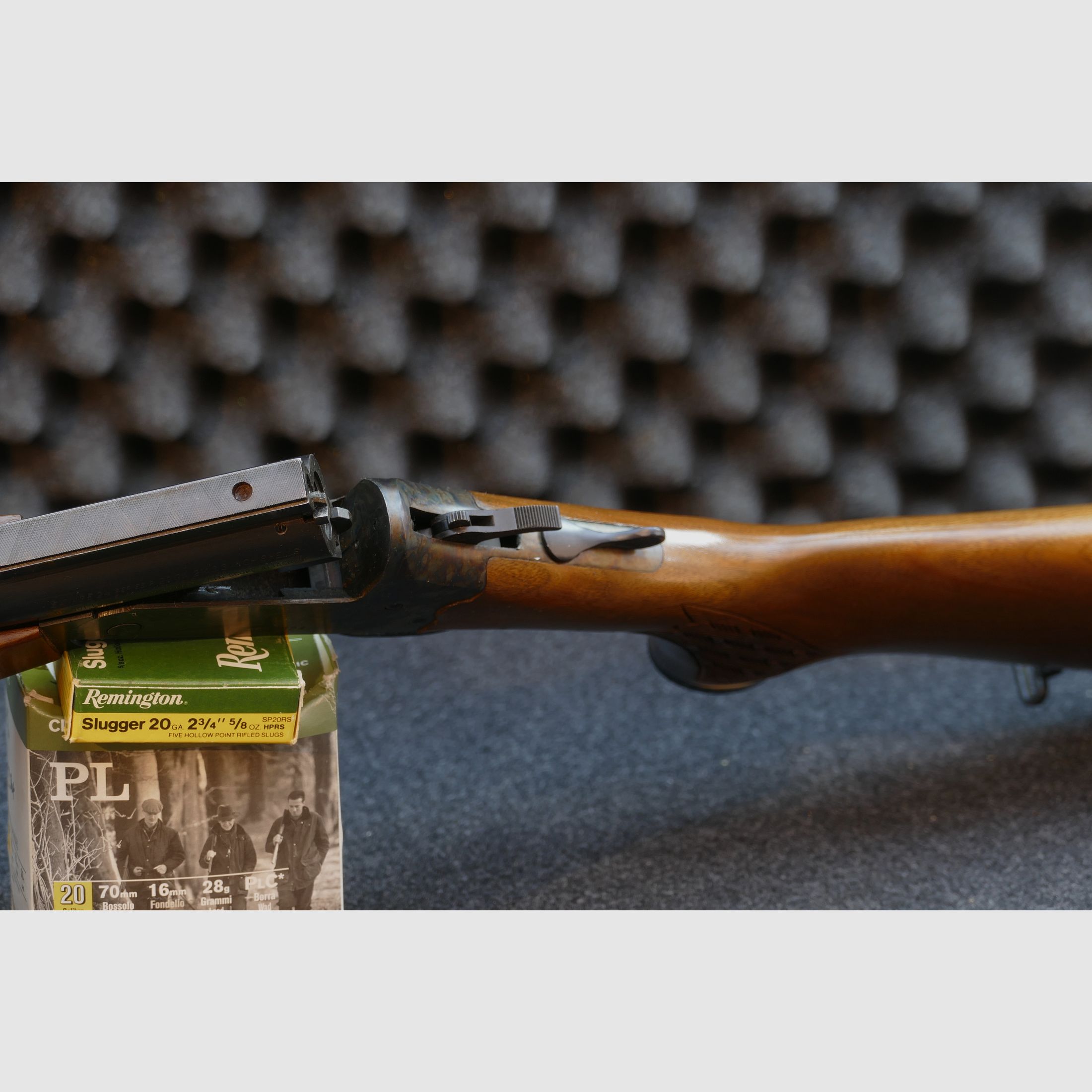 Savage Model 24 — Serie P, Bockbüchsflinte, 22WMR, 20/70, Bunthärtung, einfache Optik - Sammlerzustand