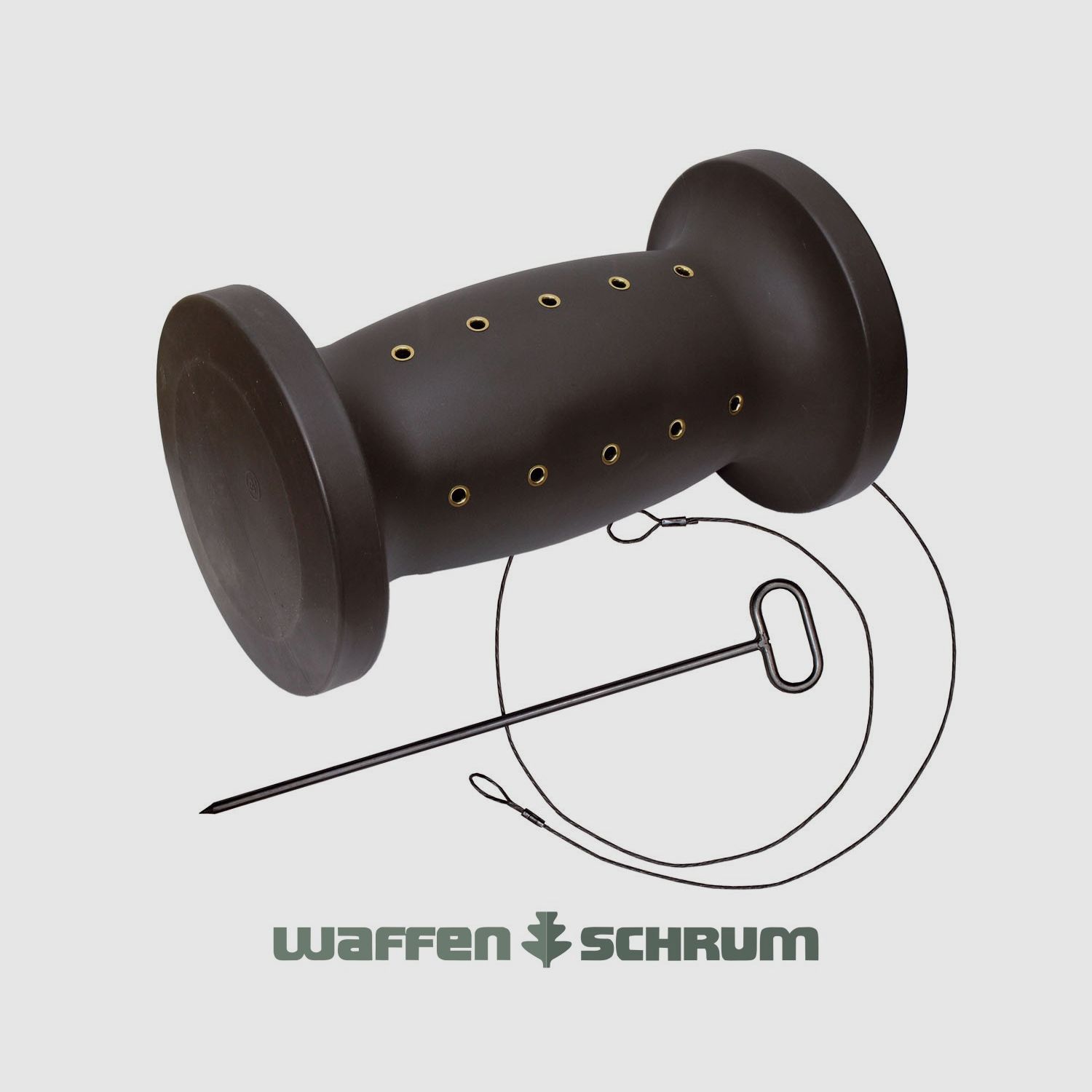 Eurohunt Futtertrommel ca. 38kg Füllmenge mit Schnellverschluss