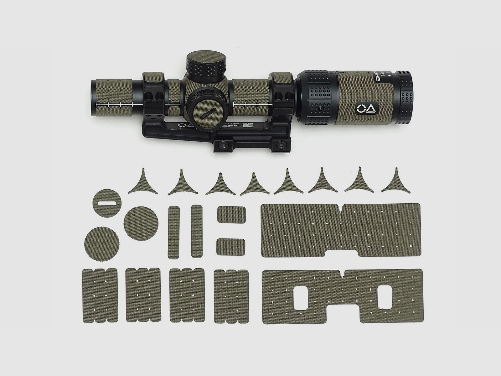 Cinta para Mira OA para OA Sharp LPVO – Protección – Camuflaje – Aspecto Profesional – 5 Colores, imagen 1 de 6