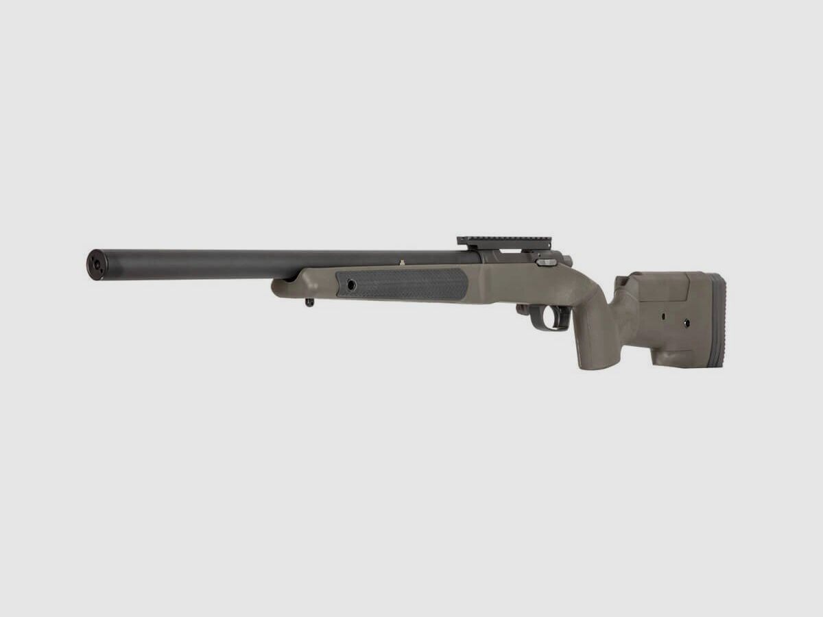 Maple Leaf MLC-338 Bolt Action Sniper Rifle Deluxe, OD, cal. 6 mm BB