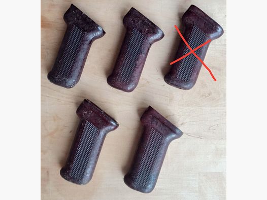 Roemeense AKM-grepen van Bakeliet beter dan de Russische greep / ook voor AK74 AK-100 / Yunker / GSG Cybergun Co2 "AK47